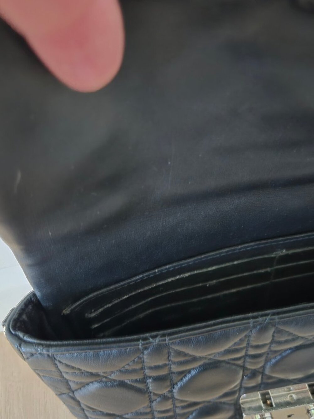 Dior Miss Dior Cannage Leather Crossbody Bag - Picture 13 of 13